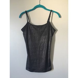 Express • Black glitter cami